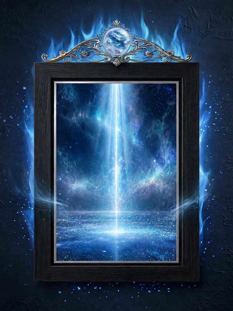 NEBORA — Blue pearl · black frame recommended