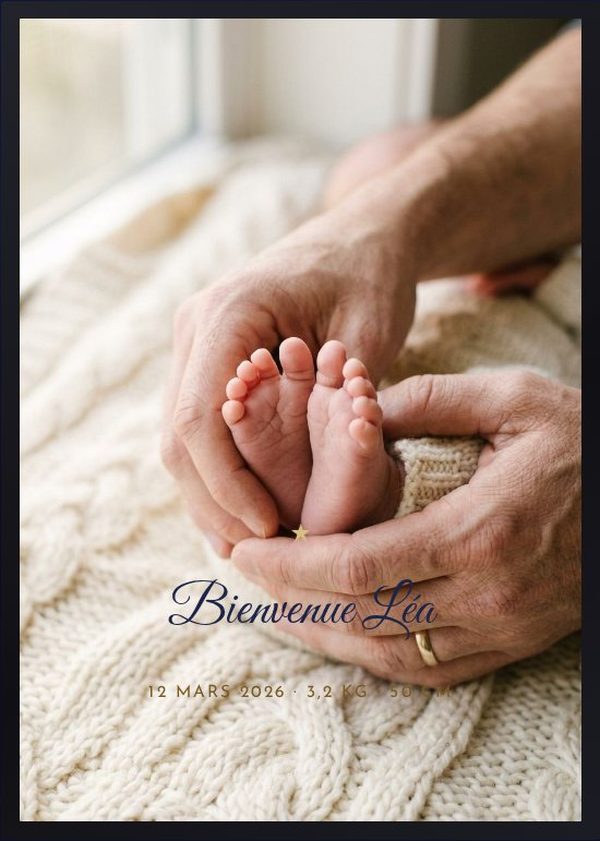 Exemple de rendu — Premiers pas — naissance